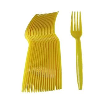 Paquete Tenedor 20 Pcs Yellow /Cod. 160-23Teny