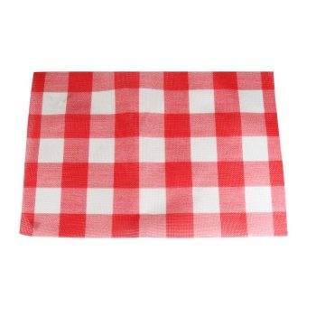 Individual Plastico Cuadros 30*45 Cm Red White /cod. 218-05ac45-6168