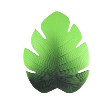 Individual Plastico Hojas 45*37 Cm Green /cod. 218-g8-40