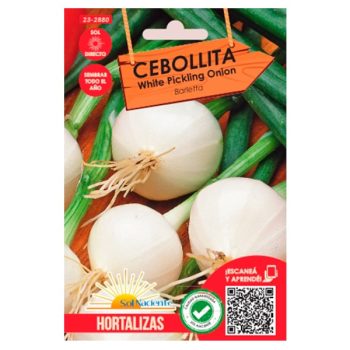 Semillas Cebollita White Pickling Onion (Barletta ) # 2880 /Cod. 23-2880