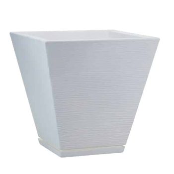 Maceta Zurique Graphito 29x34 Blanco /cod. 706-002934-68