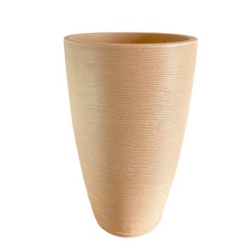 Maceta Amsterda Graphito 35X6 Beige Efecto Piedra /Cod. 706-023565-02P
