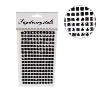 Diamantes Cuadrados Black /cod. 159-dicu06-66
