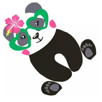 Paquete Servilletas Silueta Panda /cod. 192-198232