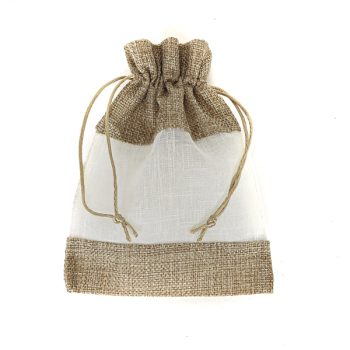 Bolsita De Yute Con Tela /Cod. 201-Bo09B