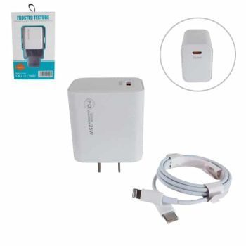 Cargador 25W Con Cable C-L /Cod. 714-Lz105C-L