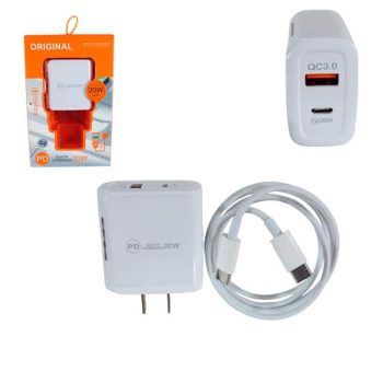 Cargador 18w Con Cable C-c /cod. 714-lz212c-c