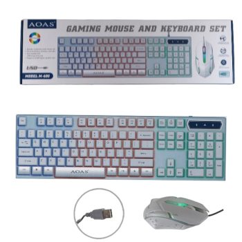 Teclado Y Mouse Para Computadora Gaming /Cod. 768-M-400