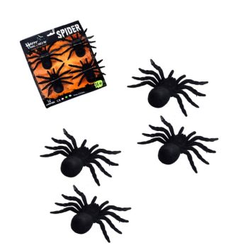 Araña 4 Pcs 10X7Cm Black /Cod. 160-23-59-66