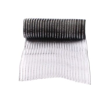 Malla Plastica Black Hilos Seguidos Silver 26cm*10y /cod. 167-150826-66