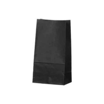Bolsa Kraft Sin Agarradera 13*24*8 Cm Black Paq-12 /cod. 169-23130-1-66