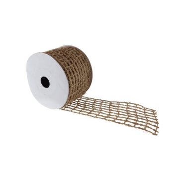 CINTA TELA 6,35CM X 4,57MTS NATURAL CUADROS