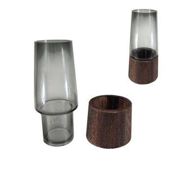 Base De Vidrio D13.5 * H28Cmblack /COD. 210-240634-154