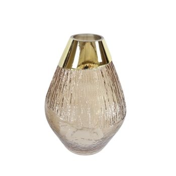 Base De Vidrio Ambar D17.5 * H25Cm /Cod. 210-Csd546-25A