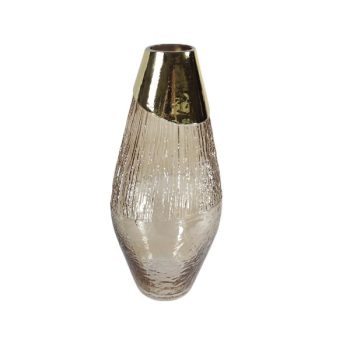 Base De Vidrio Ambar D13.5 * H33Cm /Cod. 210-Csd546-33A