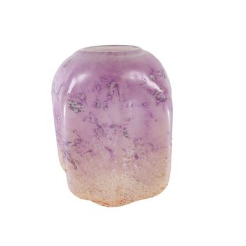Base Vidrio Color Purple Terra 20*15.5*15.5Cm /Cod. 210-Zz-13-20