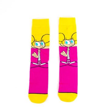 *Media Rosada Amarilla Dee Dee Lab Dexter /COD. 252-2109