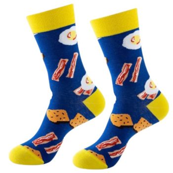 Medias con diseño de galletas talla EU 37-44 de Sol Naciente Costa Rica
