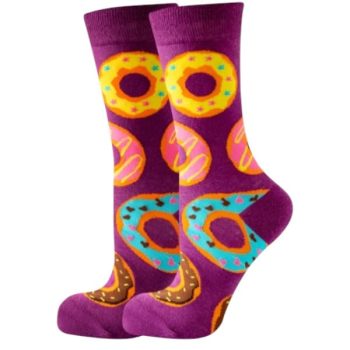 Medias rosquillas EU 37-43 con diseño divertido de donas