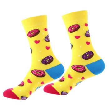 Medias de donas talla 37-44 con diseño divertido