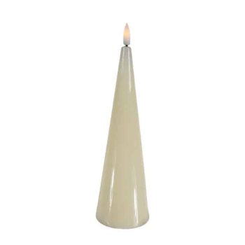 Candela Bateria Cono 6.5*6.5*20/22.5Cm Ivory /COD. 753-PW0412-02