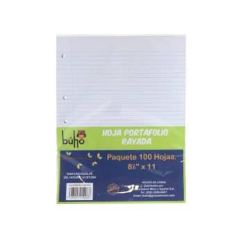 Hoja Buho Port Ray 100H /Cod. 10-10460005