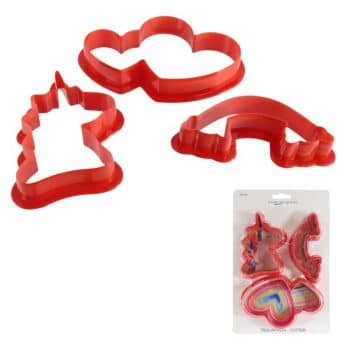 Set Cortadores De Sandwich Unicornio /Cod. 218-2410Tb-36