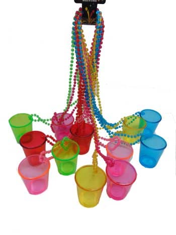 Collar Con Vaso Shot Clear /COD. 160-ML002