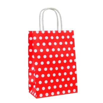 Bolsa De Regalo Puntos Red M: 21*27*11Cm /Cod. 169-2410-3M-61