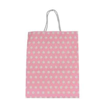 Bolsa De Regalo Puntos Pink S:15*21*8Cm /Cod. 169-2410-3S-10