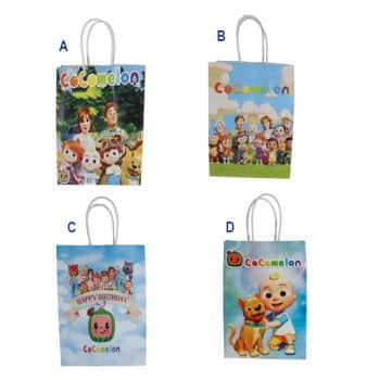 Bolsa De Regalo Cocomelon Diseños Mixtos 15*21*8Cm