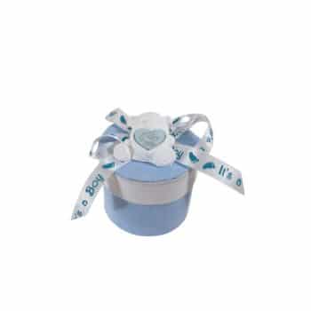 Cajita Baby Shower Oso Blue 5X6Cm /COD. 201-9253-16