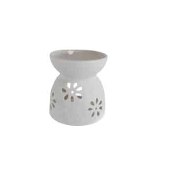 Quemador Ceramica White 9*9*9.8Cm /Cod. 214-E97