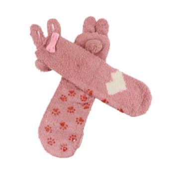 Medias Eu35-40 Rosa Pastel Corazon /COD. 251-2405-300-1