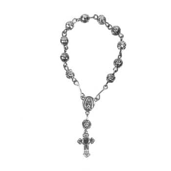 Rosario Denario Rositas Silver /COD. 221-S105-3