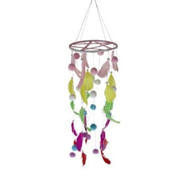 Atrapasueños Plumas Colores Mixtos /Cod. 239-246911-5