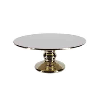 Base Ceramica 20,5X8Cm Champagne Gold White /Cod. 39-Fs8457205