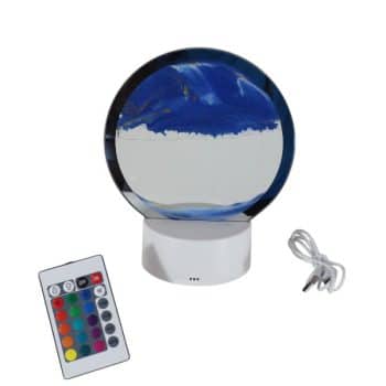 Lampara Con Arena Circular Colores Mixtos /Cod. 774-0615-2