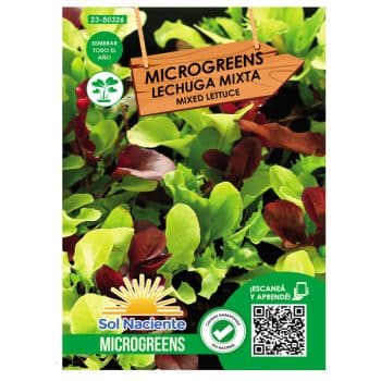 Semillas Microgreens Lechuga Mix 5 Gramos # 80326 /Cod. 23-80326