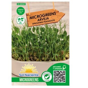 Semillas Migrogreens Arvejas 15 Gramos #80343 /Cod. 23-80343