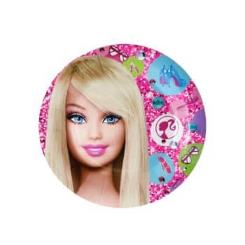 Paquete Plato 9" 10Pcs Barbie /Cod. 160-23Pl1Barbie