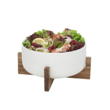 Ensaladera*L*Soporte*Color;*Pcs F22.5*10Cm Porcelana /COD. 799-GS2105-03