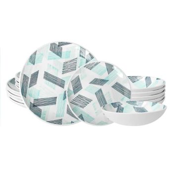 "18*Cena Plato*10.5*6*Sopa*"**Piezas 8*Del***Piezas Porcelana " /COD. 799-SF07-18T