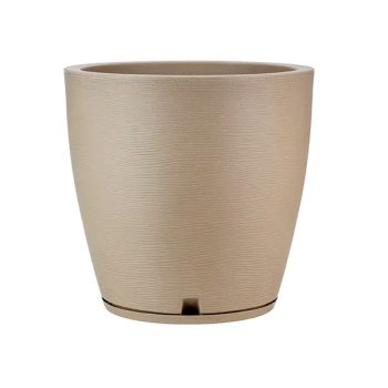 Maceta Amsterda Graphito 40X45 Beige Efecto Piedra /Cod. 706-024045-02P