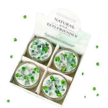 Set 4 Candelas Fragancia Green Jasmine Lavanda /Cod. 224-Kf501-2