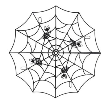 Telaraña Decorativa 61Cm /Cod. 160-241686-5