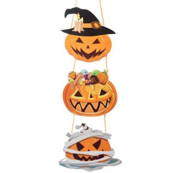 Colgantes De Puerta Halloween Con Calabazas /Cod. 160-25Ha3-4