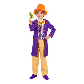 TRAJE VERDE S 75CM WILLY WONKA /COD. 160-EMI24DIS1S