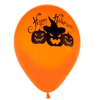 Bolsa 6 Globos Mix Hallowen 30Cm /Cod. 160-Yx03