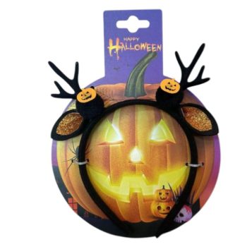 Diadema Halloween De Venado Con Calabzas 19*16Cm /Cod. 160-Zq186-133